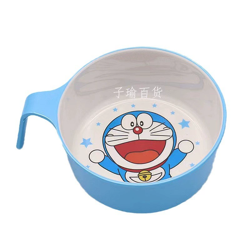 Children's Tableware Set, Shatterproof Cartoon Design, Medium Handle Bowl Options
