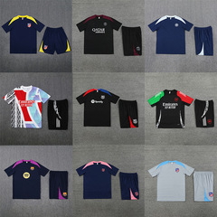 子供用サッカートレーニング服セットバルサアーセナルパリドルト国米アヤックス馬競曼城ユニフォーム