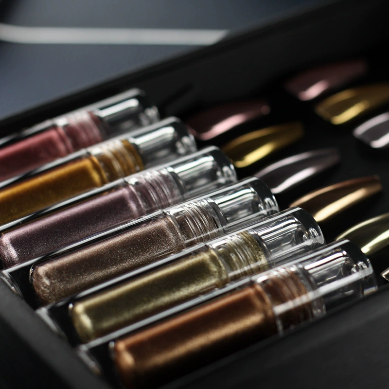 Трансграничная Горячая продажа жидкого волшебного зеркального порошка для дизайна ногтей не летает порошок Волшебная жидкость Фея титановый золотой порошок для дизайна ногтей Magic Mirror Liquid