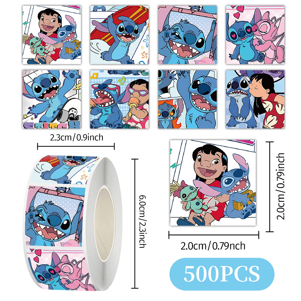 Cartoon animado pegatinas rodantes pegatinas seguras para niños no tóxicas materiales de contabilidad de mano decoración de caja de teléfono celular sellado cinta adhesiva