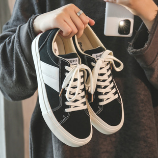 VASIBAEN men's shoes fashionable 2023 new canvas shoes niche design German training versatile student couple Board Shoes