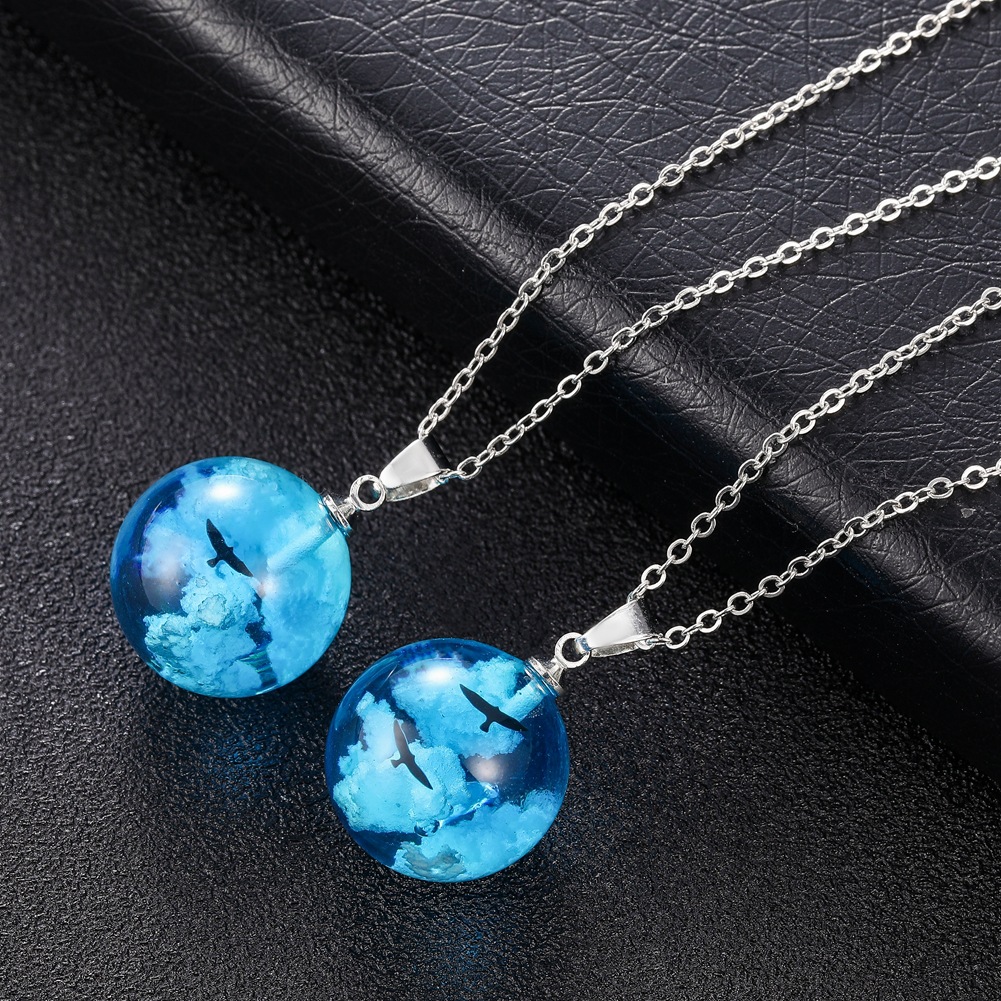 Japanese Style Clouds Resin Handmade Unisex Pendant Necklace 1 Piece display picture 17