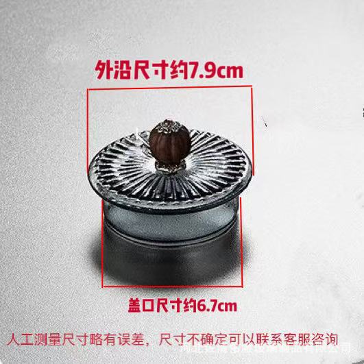 围炉煮茶壶透明玻璃电陶炉加热煮茶壶家用高硼硅提梁花草国潮风|undefined