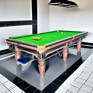 A Variety of Wholesale Mixed Imported Solid Wood Black Eight-Eight Specifications Chinese Billiard Table Complete Set Installed with Jiujiang Slate