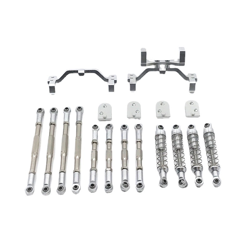 Naughty Dragon 1/16 C34 C44 accesorios de actualización y modificación de metal del coche de control remoto barra de tracción del amortiguador barra de tracción del asiento