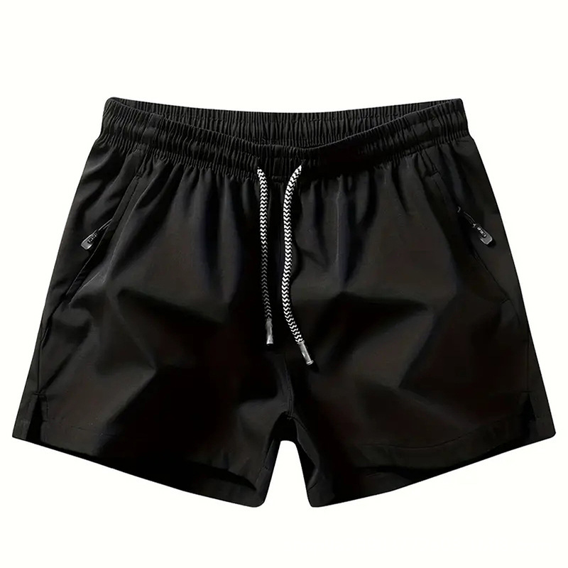 Cross-border European size special edition Tiktok Tume European size summer ice silk quick-dry men's sports shorts