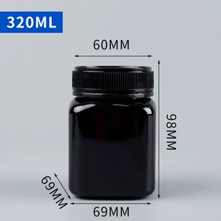 塑料蜂蜜瓶1斤装蜂蜜塑料罐500g密封塑料罐避光加厚方形蜂蜜瓶