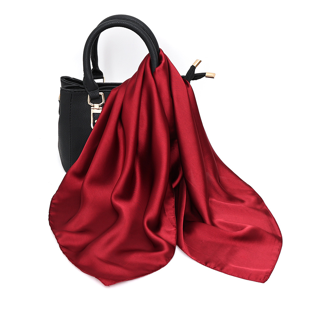 70g Weight Silk Scarf Classification Casual Occasion Polyester Material Printing Pattern Summer Season Women's Gender Printing Design Elegant, Basic Style Women's Elegant Basic Printing Polyester Printing Silk Scarf 8