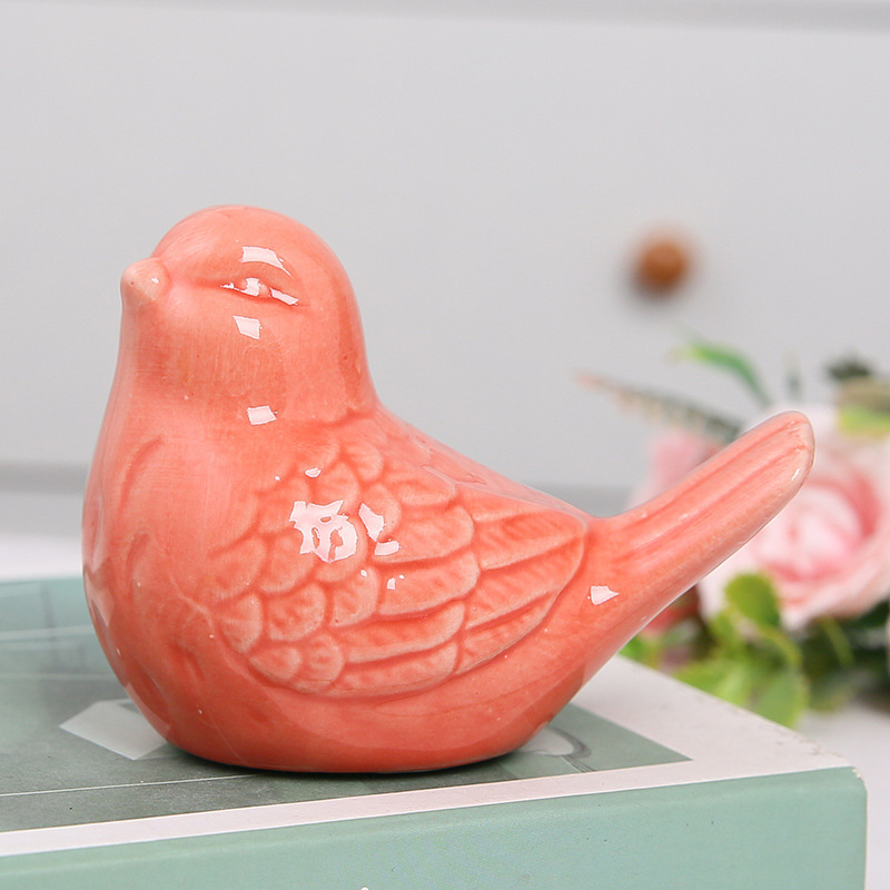 Cute bird decoration simulation jewelry modern minimalist living room study TV cabinet family ceramic decoration decoration Cute bird decoration simulation jewelry modern minimalist living room study TV cabinet family ceramic decoration decoration