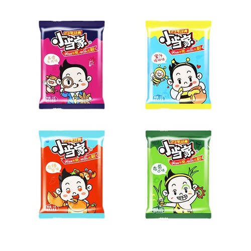Unified Little Panda Little Boss Crispy Dry Noodles Palm Crisp Dry Eating Instant Noodles Nostalgic Snack Noodles Crushed Noodles Wholesale