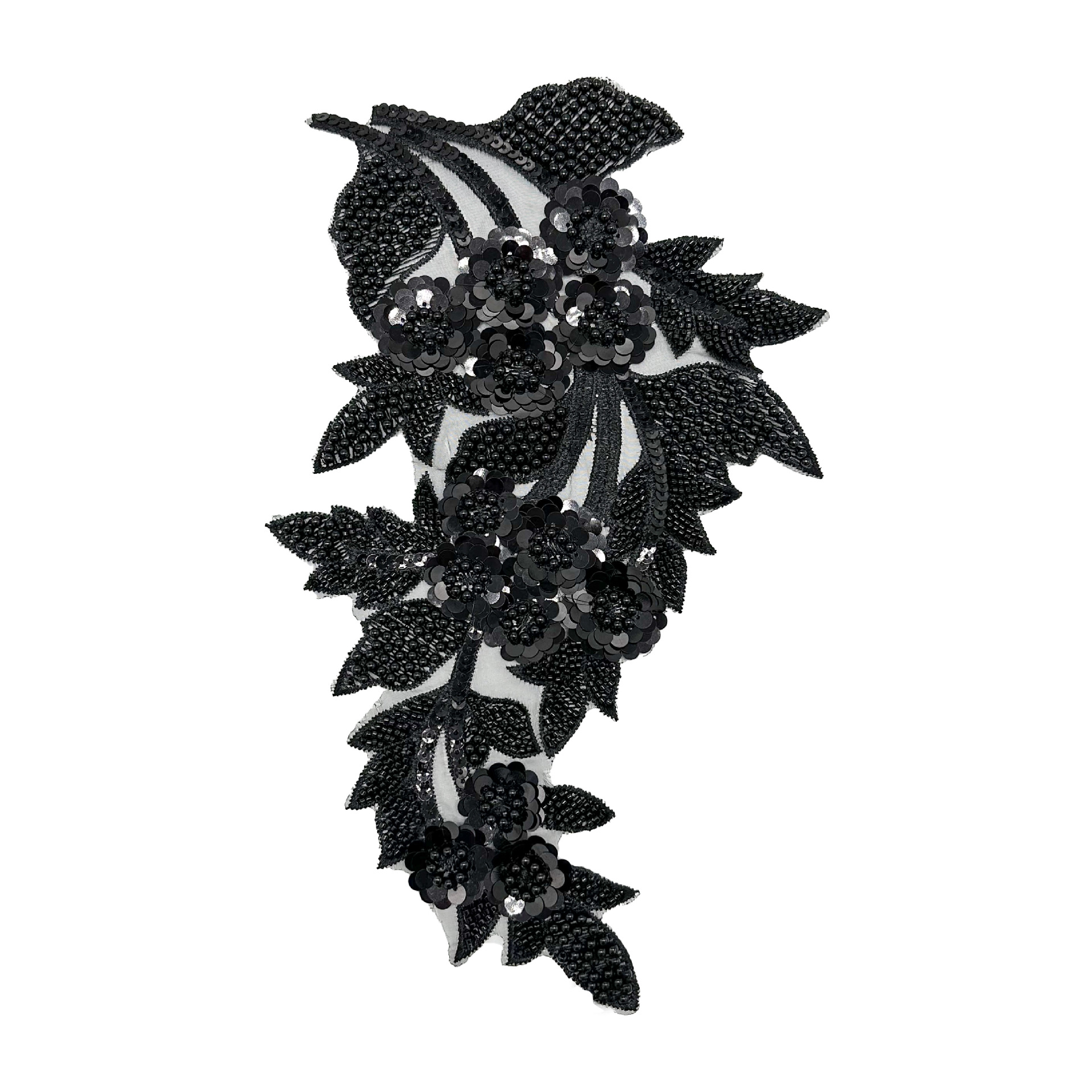Cuántas perlas bordadas flores de fabricación pesada DIY vestido de boda vestido de noche vestido de baile accesorios de ropa image 9