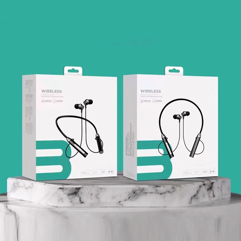 Running wireless Bluetooth headset Sports in-ear Bluetooth spot with packing box silicone Bluetooth headset wholesale