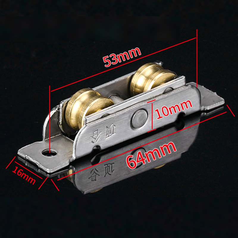 (Excluding screws) Plastic steel 88 dual -slot copper wheels 1 price [20 per gro…