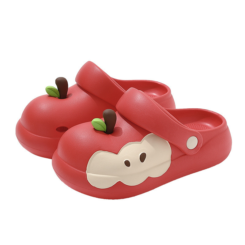 Apple Crocs レディース 夏 厚底 家庭用 室内用 滑り止め 両用サンダル 女性用 卸売|undefined