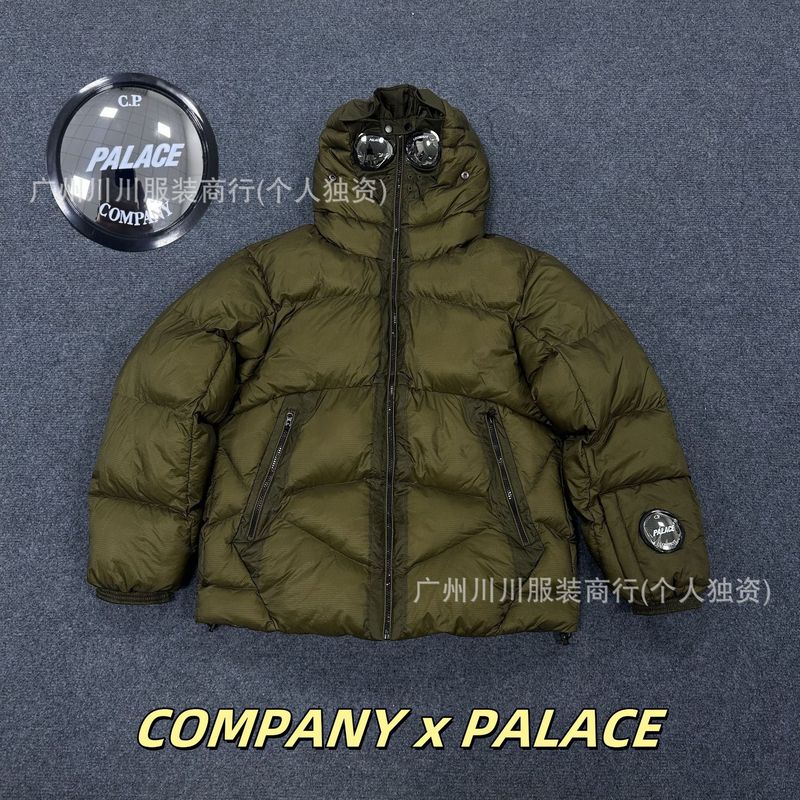 C.Pクロスボーダー高品質COMPANY綿服メンズレンズバッジプリントアウトドア耐風暖かいフード付きパンジャケット|undefined