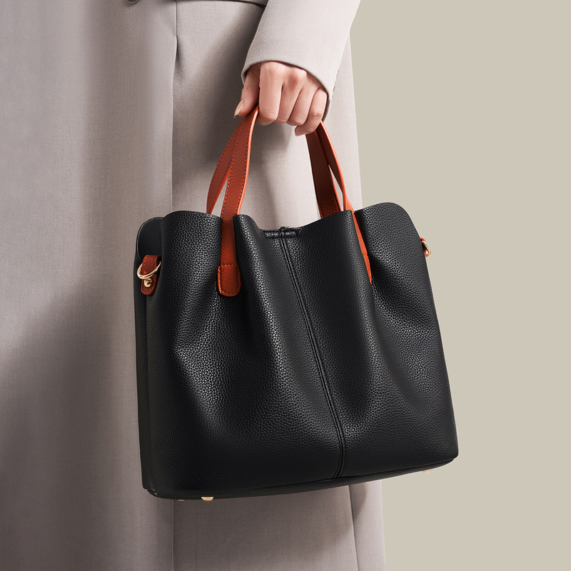 Women's Large-Capacity Briefcase 2026 New Spring/Summer Set Bag, Handbag, Shoulder Bag, Crossbody Bag, Soft Leather Commuter Bag for Women Women's Large-Capacity Briefcase 2026 New Spring/Summer Set Bag, Handbag, Shoulder Bag, Crossbody Bag, Soft Leather Commuter Bag for Women
