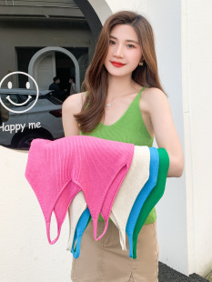 Summer knitted base tank top sleevless, slim fit