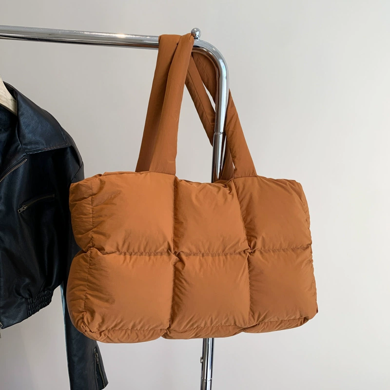 (Cross-border trading), down jacket with down, space soft one-shoulder bag
