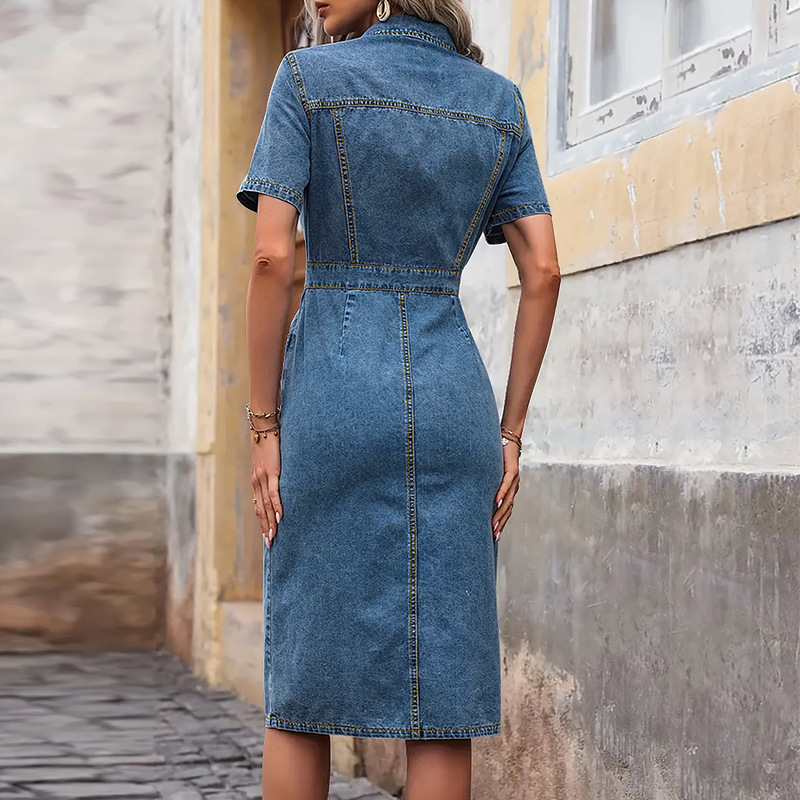 plus Size Women's Slimming Fashion Dress 218728 Cross Border Independent Website Direct Sales Summer Collection_ecoleips.com