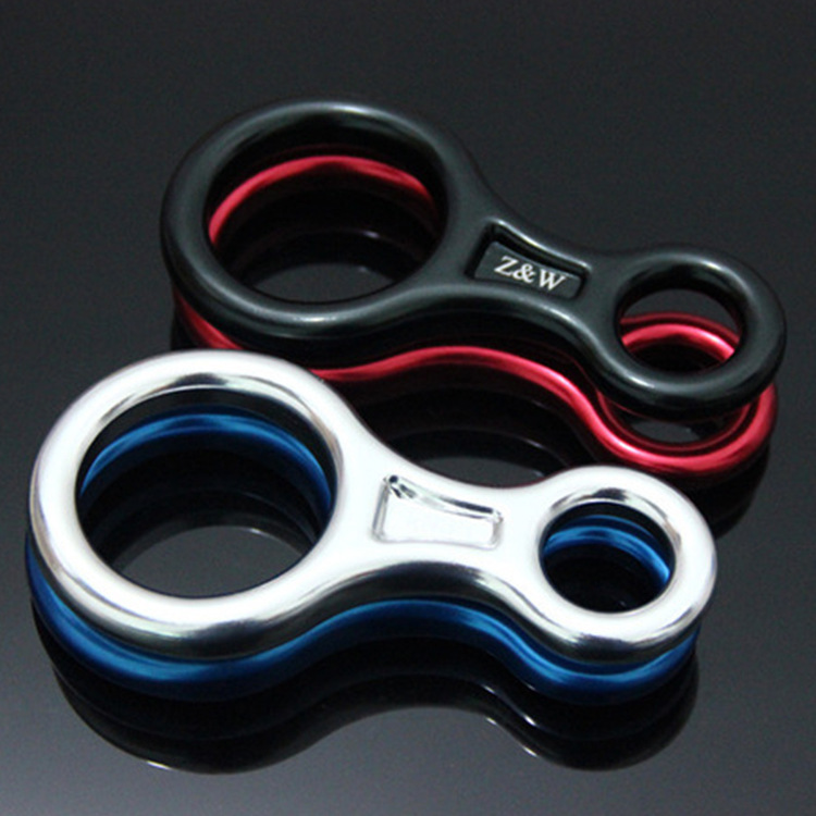 供应速降8字环下降器户外攀岩高空缓降器八字环下降保护器速降器