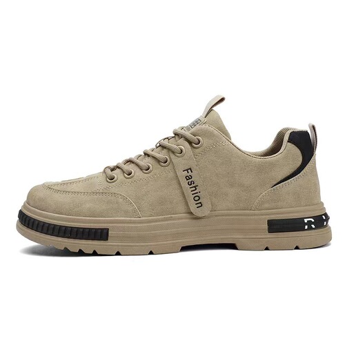 2024 new summer work shoes for men, casual, trendy, breathable and versatile, Korean style low-top British style Martin boots trendy shoes