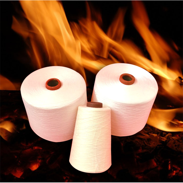 腈氯纶/棉混纺纱21支32支40支裕晟邦阻燃纱21s 32s（高阻）