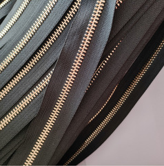 Ykk5号8号金属コードファスナー双方向スーツケース手袋革具ファスナー複数の色から選択できます