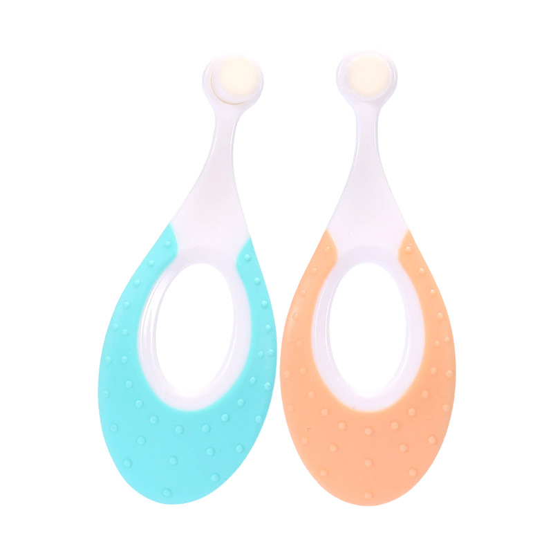 Exportación transfronteriza cepillo de dientes inglés de pelo suave de cabeza pequeña para niños dientes lechos de pelo suave cepillo de dientes de pelo suave comercio exterior image 5