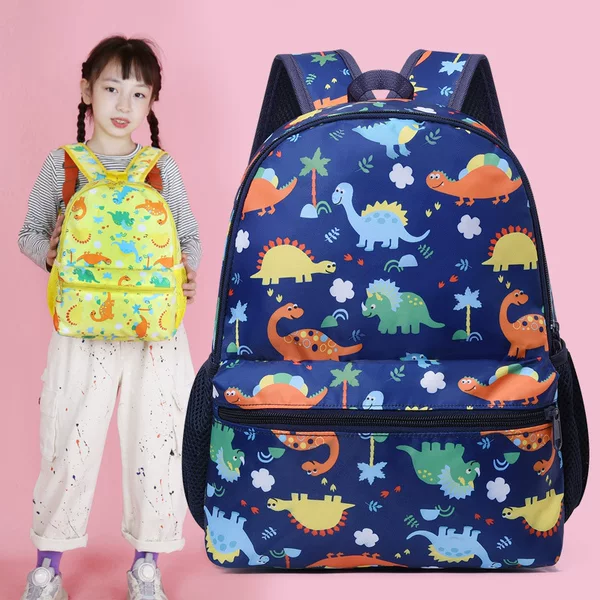 2026 New Dinosaur Kidsren's School Bag 3-6 Years Old Baby Kindergarten Backpack Korean Version 3 Digital Printing Kidsren's Bag