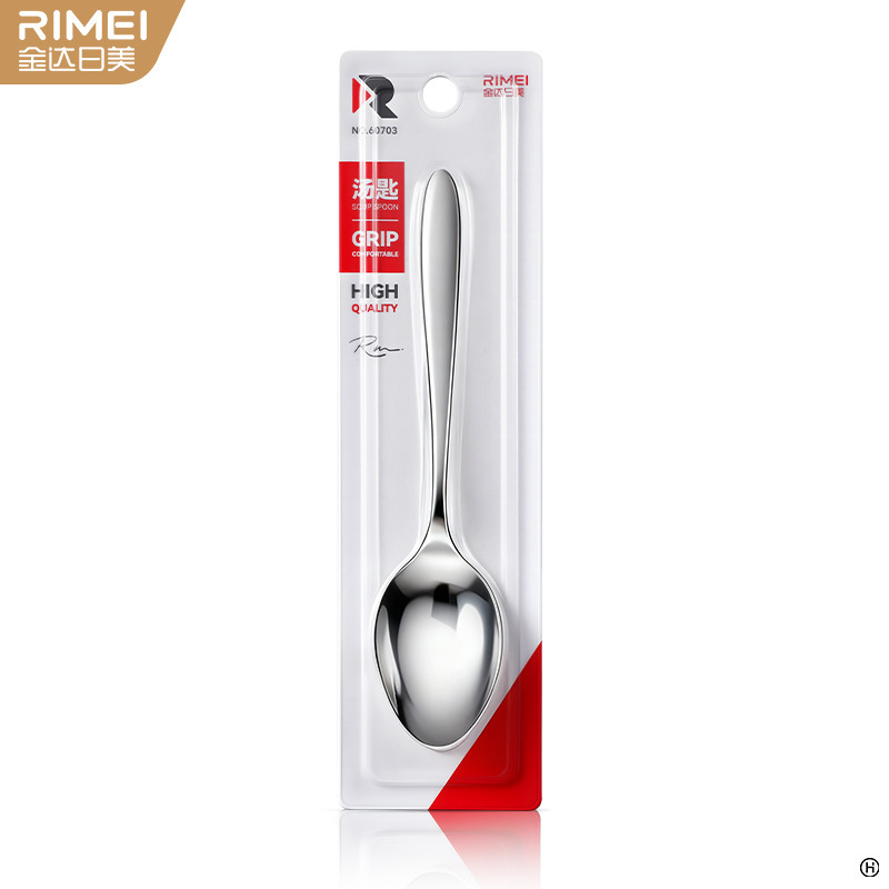 Jinda Rimei cucharas de acero inoxidable de mango largo, cucharas de cocina, cucharas caseras creativas y lindas, palillos