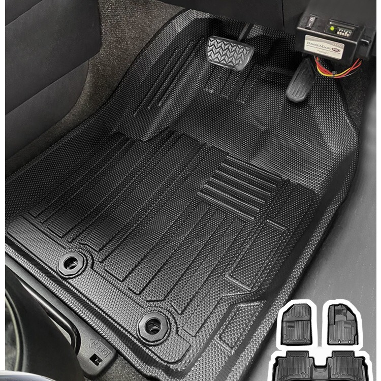 Suitable for Toyota aqua pruis c right rudder foot mat TPE carpet trunk mat non-slip environmental protection tailbox mat