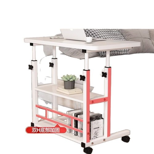 Student Dorm Bedside Desk, Stacking Lazy Susan Desk, Portable Computer Desk, Study Desk, Home Bedroom Desk