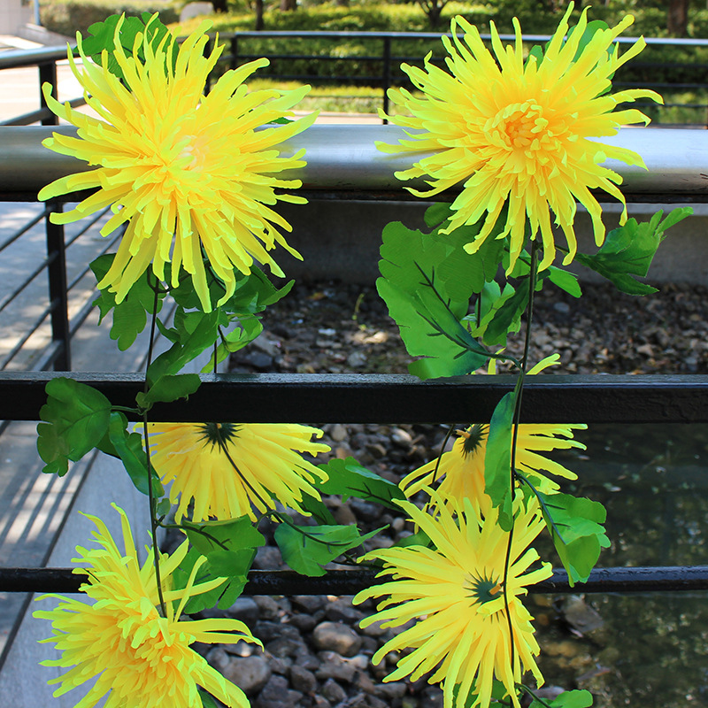 Simulation Flower Dragon Claw Chrysanthemum Vine Cemetery Tombstone…