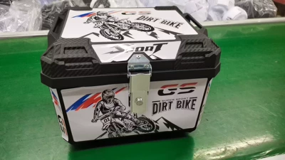 Electric vehicle motorcycle rear Motorcycle trunk - 48llarge-sticker-white-gs