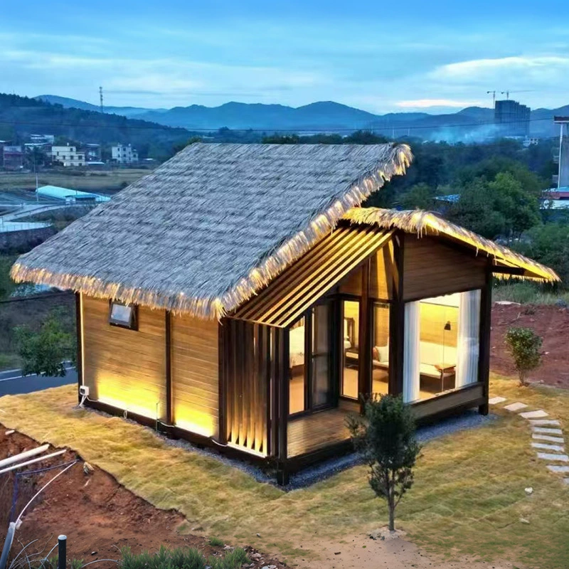 Модный антикоррозийный небольшой деревянный дом для проживания в живописном месте, фермерский дом, кемпинг, деревянный дом, вилла, двор, собранный деревянный дом