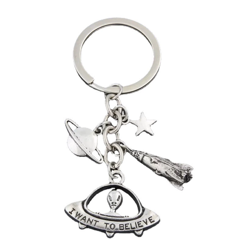 Планета Звезда Ракета Инопланетянин Космический корабль Брелок Космос Вселенная Лётчик Брелок