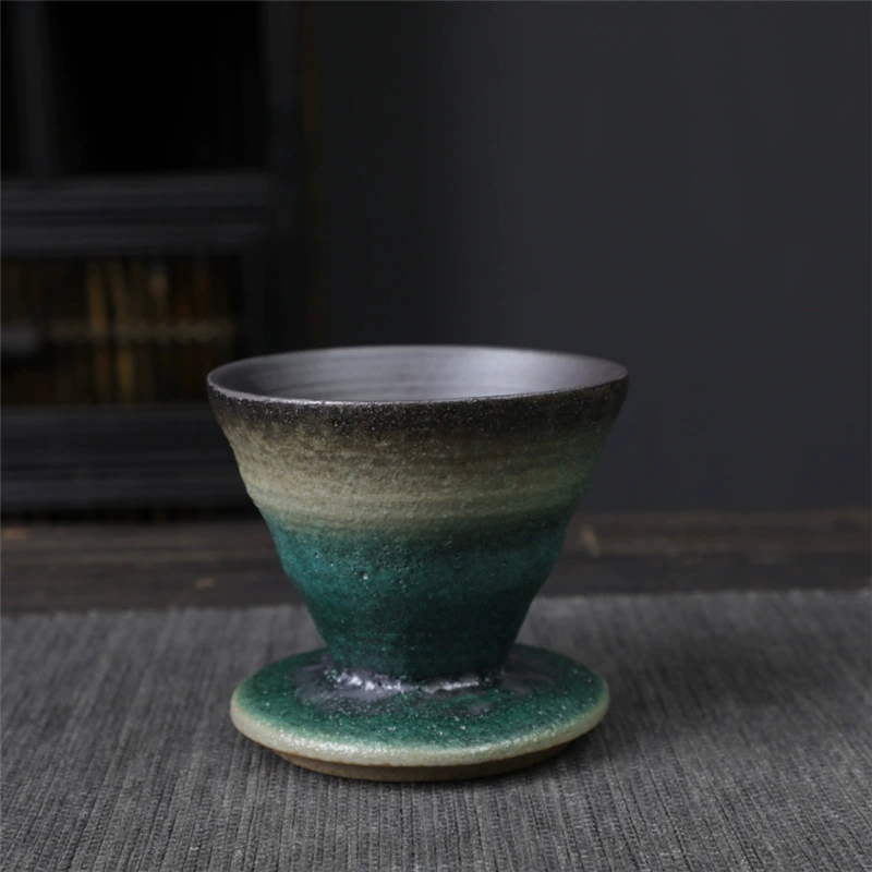 Alien ceramic cup high -value coffee cup retro Mark cup cross -border supply irregular cup rough pottery cup