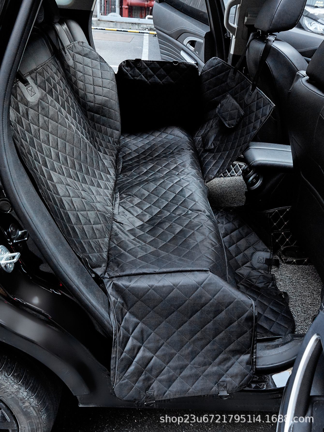 Cojín para automóvil para mascotas de Amazon transfronterizo Cojín para automóvil para perros Asiento trasero Cojín antisucio para perros artefacto