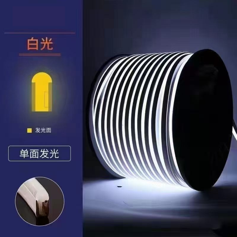 LED de neón con silicona impermeable al aire libre 12v para hacer letras coloridas de alta y baja tensión de la lámpara suave de la atmósfera decoración de ingeniería image 7