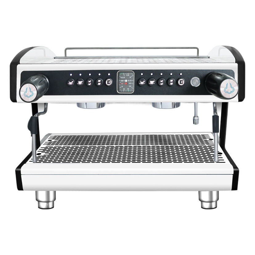 Jieguan cafe Star cafetera semiautomática de doble cabeza caldera madre de vapor cafetera de té concentrada