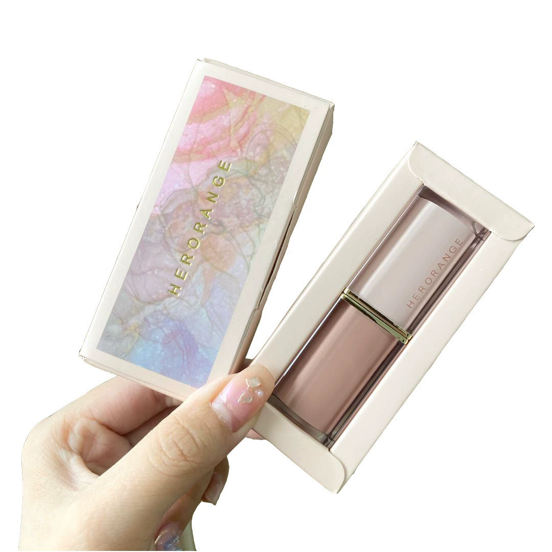 HERORANGE Lipstick, gift box, matte high quality pack, translucent shading, square tube
