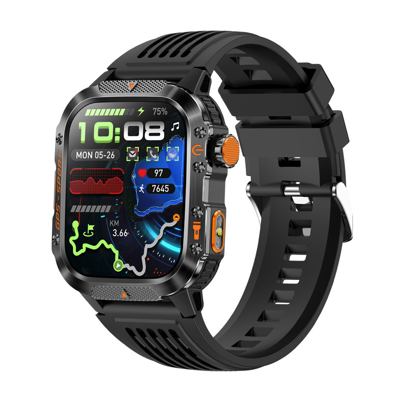 Cross-Border New Gps Smart Watch Beidou Satellite Positioning Sports Waterproof Heart Rate Monitoring Huaqiangbei Watch Men