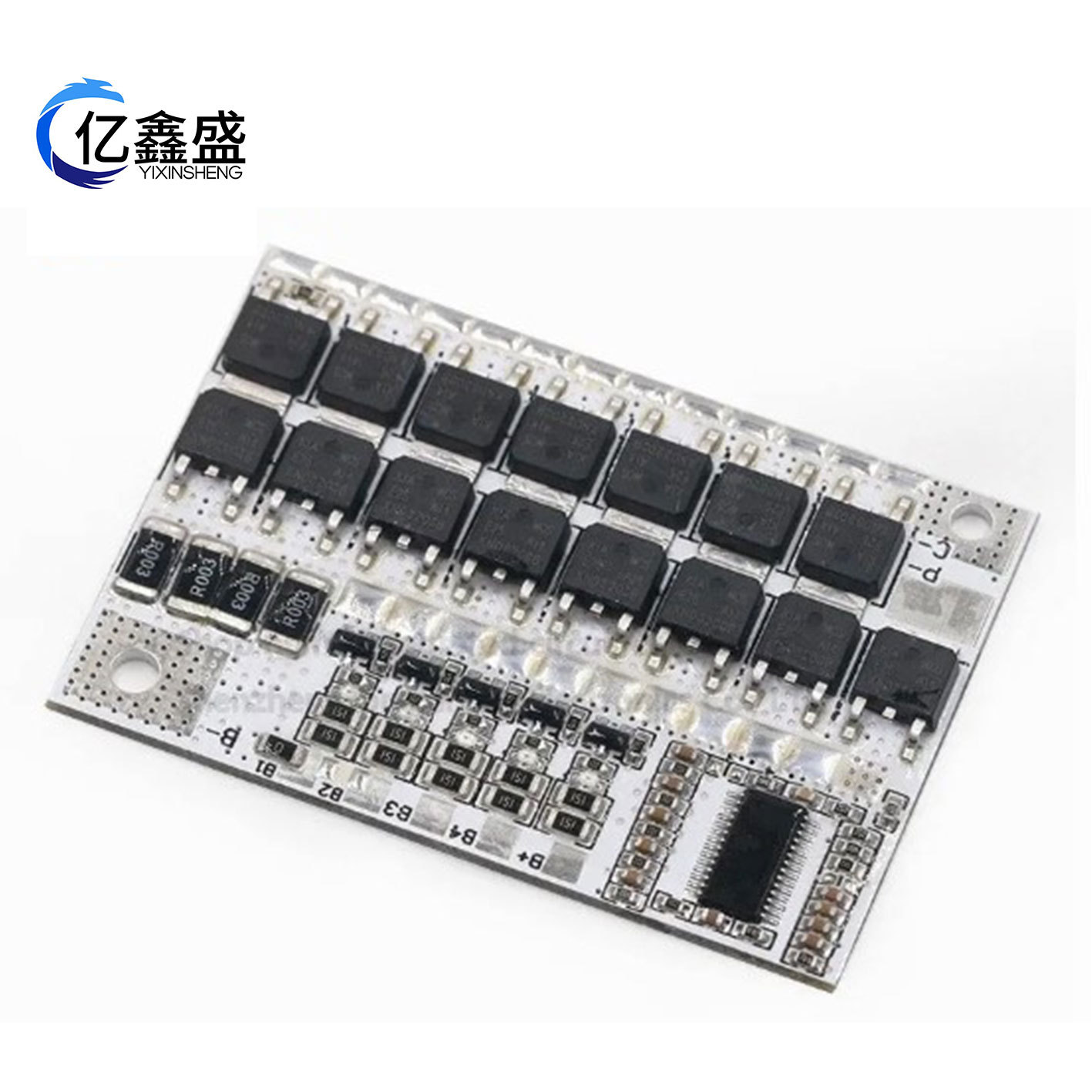 3/4/5串 12v鋰電池 100A聚合物 l磷酸鐵鋰電池保護板 帶均衡