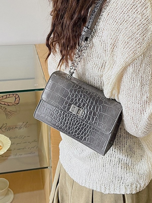 Nicho de textura francesa bolso de mano pequeño para mujeres 2026 nuevo cross-border retro moda moda piedra mochila