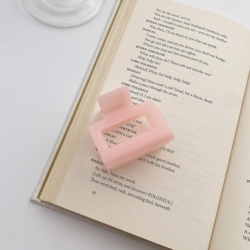 13cm Volumen de pelo clip de tiburón grande clip de pelo cuadrado de nuevo cabeza clip de pelo tocado updo clip de pelo chica