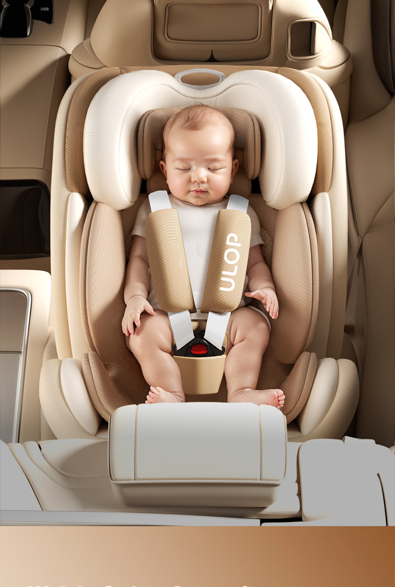 Youlebo Kids Safety Seat 0-4-12 Years Old I-Size Smart Dual Ventilation Heated Car-Mounted Infant Baby Car Seat