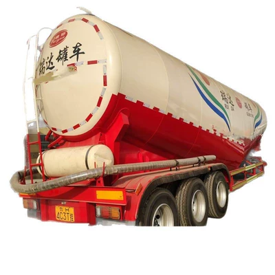 Granular Transportation Semi-Trailer Cement Sand, Sement daşıyan yük maşınları
