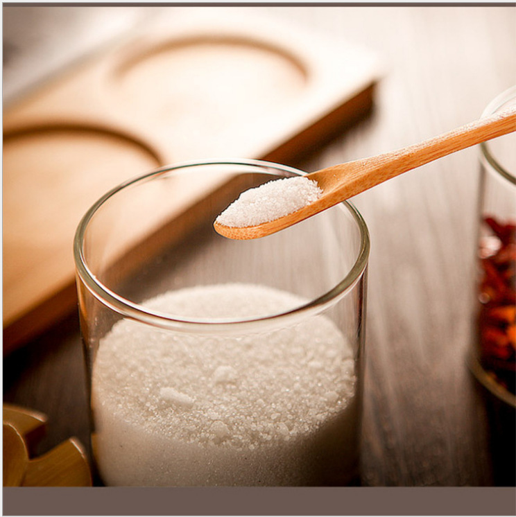 Tarro de condimentos de vidrio transparente, tarro de sal para cocina, tarro de condimentos para el hogar, tarro de azúcar, sal, condimento de glutamato monosódico, juego de recipientes sellados.