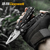 Universal handheld folding tools set stainless steel outside climbing