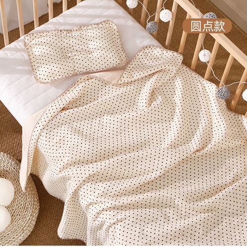 0-1 year old baby shaped pillow, anti-head deflection, universal fixed head shape cotton printed breathable side sleeping pillow for all seasons